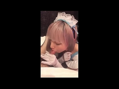 ❤️ Japonský idol [mayuka], kostým francouzské pokojské, část 1, orál a honění s pleťovým mlékem ❌ Sex video u nás ❌
